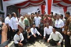 Kunjungan Bapak Presiden RI H.Ir Joko Widodo dalam rangka peresmian Bandara Rembele Kabupaten Ben...