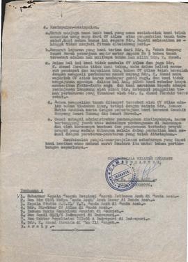 Surat tentang Pembangunan Kuburan oeh CV ATLAS dalam Provinsi Daerah Istimewa Aceh  1