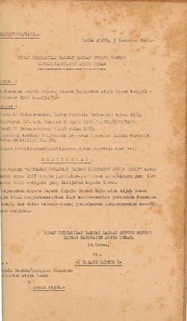 berkas 56/5 - Anggaran Pendapatan dan Belanja Daerah Kabupaten Aceh Besar untuk tahun Dinas 1