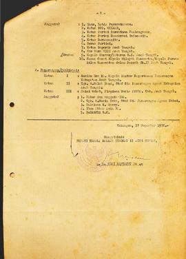 Surat Keputusan Gubemur Aceh Bulan Oktober 1976 tentang penghapusan secara resmi desa/kampung Kru...