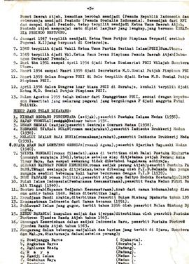 berkas 11/2 - Berkas sehubungan dengan daftar riwayat hidup calon anggota MPRS dan Aceh A/n. A. H...
