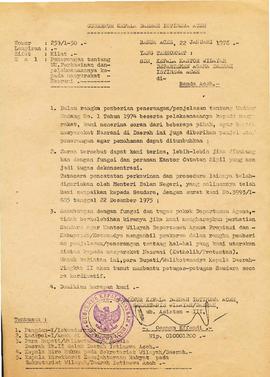 Rekaman Surat Keputusan Menteri Dalam Negen No : 221a/1975 tentang pencatatan perkawinan dan perc...
