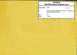 berkas 40.4 - Surat tentang urutan kegiatan proses pemilihan, pengangkatan dan pelantikan Kepala ...