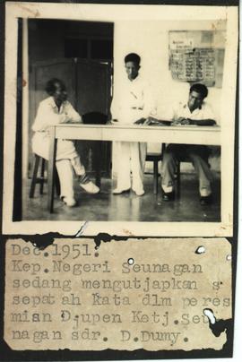 Arsip Visual thn 1950an Djawatan Penerangan Aceh Barat, Arsip Visual Djawatan Penerangan Peresmia...