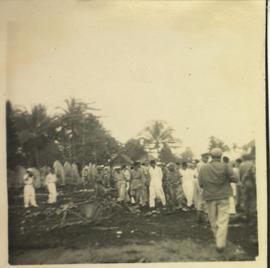 Kunjungan Wakil Presiden Muhammad Hatta ke Kabupaten Aceh Barat, Aceh Selatan, Calang. Pada tangg...