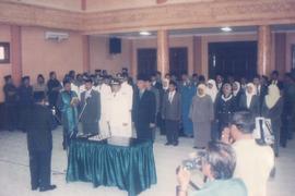 Pelantikan dan Penyumpahan Pejabat Eselon III dan IV Kab. Aceh Barat pada Tanggal 8 Januari 2004 (2)