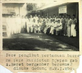 Arsip Visual thn 1950an Djawatan Penerangan Aceh Barat, Peserta Kursus Djawatan Penerangan Aceh B...