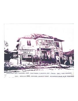 Bangunan Sekolah Menengah Atas No. 1 Takengon yang Dibangun Pada Tanggal 5 Agustus 1957 Oleh Abdu...