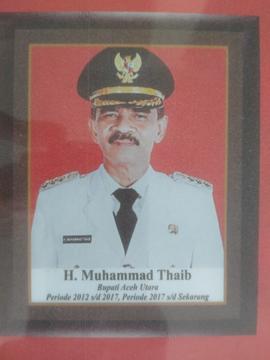 Bupati Aceh Utara 21. H. Muhammad  Thaib