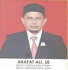 Ketua DPRK Kab. Aceh Utara 9. Arafat Ali, SE