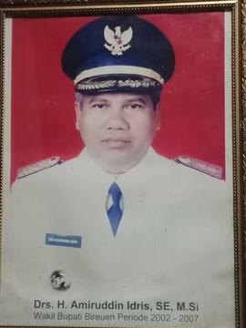 Drs. Amiruddin Idris Wakil Bupati Bireuen 2002-2017 (Photo)
