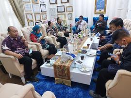 Kunjungan Deputi ANRI dengan Walikota Banda Aceh terkait Audiensi Penyelenggaraan Kearsipan