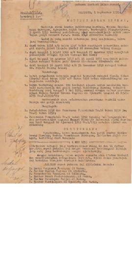 AC01-39/3- 39.99 - Keputusan Menteri Dalam Negeri tanggal 1 September 1955, No.UP./27/42. 1