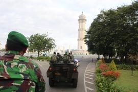Pengamanan dan Apel Gabungan Sidang Pleno Rekapitulasi Suara Pilgub Tanggal 25 Februari 2017, dal...
