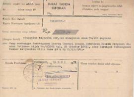 AC08-103 - Berkas Pembangunan Kantor / Rumah camat Kecamatan Mila Kabupaten Pidie Tahun 1970-1971...