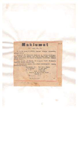 AC02-59/3- 59.13 - Komandan Tentara dan Territorium Aceh atas perintah P.T.T.S. Kolonal Hidyat 1