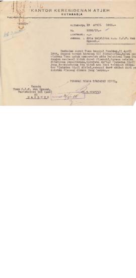 AC01-165/10- 165.1 - Akte kelahiran atas nama J. J. F. Van Egmond  1