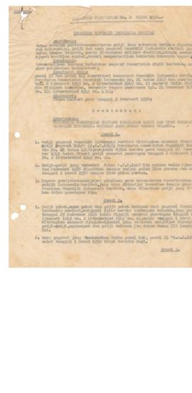 AC02-41/2- 41.2 - Peraturan Pemerintah No. 2 Tahun 1950. Tentang Gaji 1