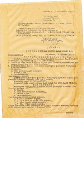 AC02-20/1- 20.1 - Surat Dari Gubernur Aceh tanggal 15 September 1950 No.4164/5/Peg.  1