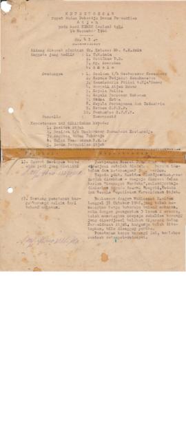 AC01-16/1- 16.21 - Keputusan Rapat Badan pekerja Dewan perwakilan Aceh tanggal 14 November 1946 N...