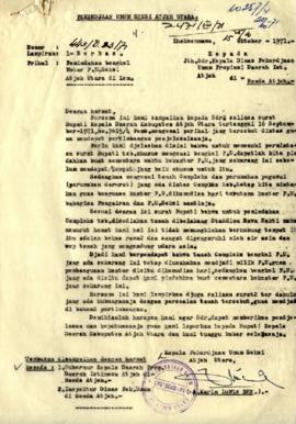 AC08-24 - Surat Tentang pemindahan Bengkel Motor P.U.Seksi Aceh Utara di Lhokseumawe Untuk Pemban...