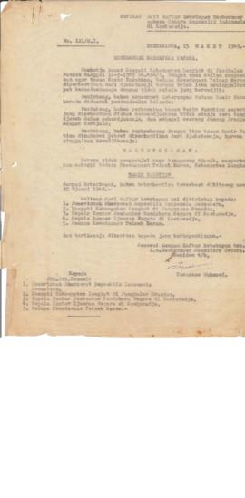 AC01-39/3- 39.38 - Keputusan Gubernur Sumatra Utara No.121/R.I. tanggal 15 Maret 1949 1